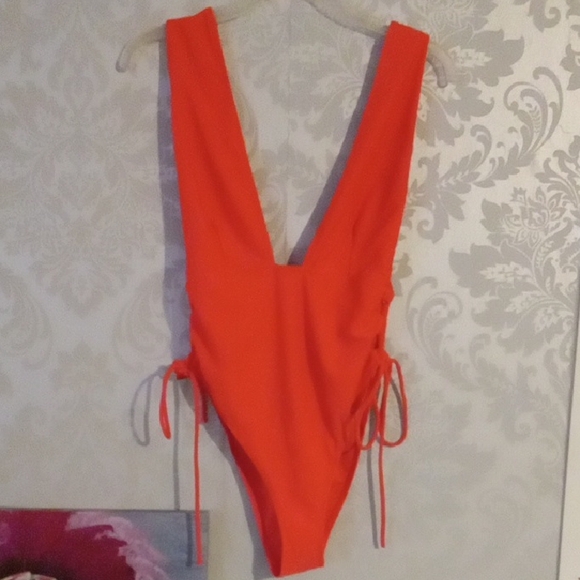 Forever 21 Other - Forever 21 Orange Women's One Piece Swimsuit